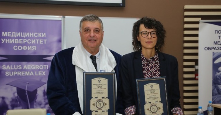 Двама лекари от ИСУЛ бяха удостоени с награда за научна дейност на празника на МУ-София | ИСУЛ